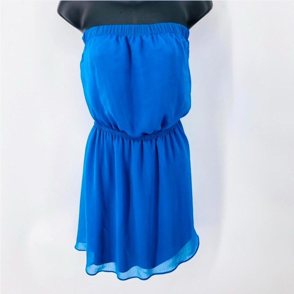 Expressss blue sleeveless mini dresss